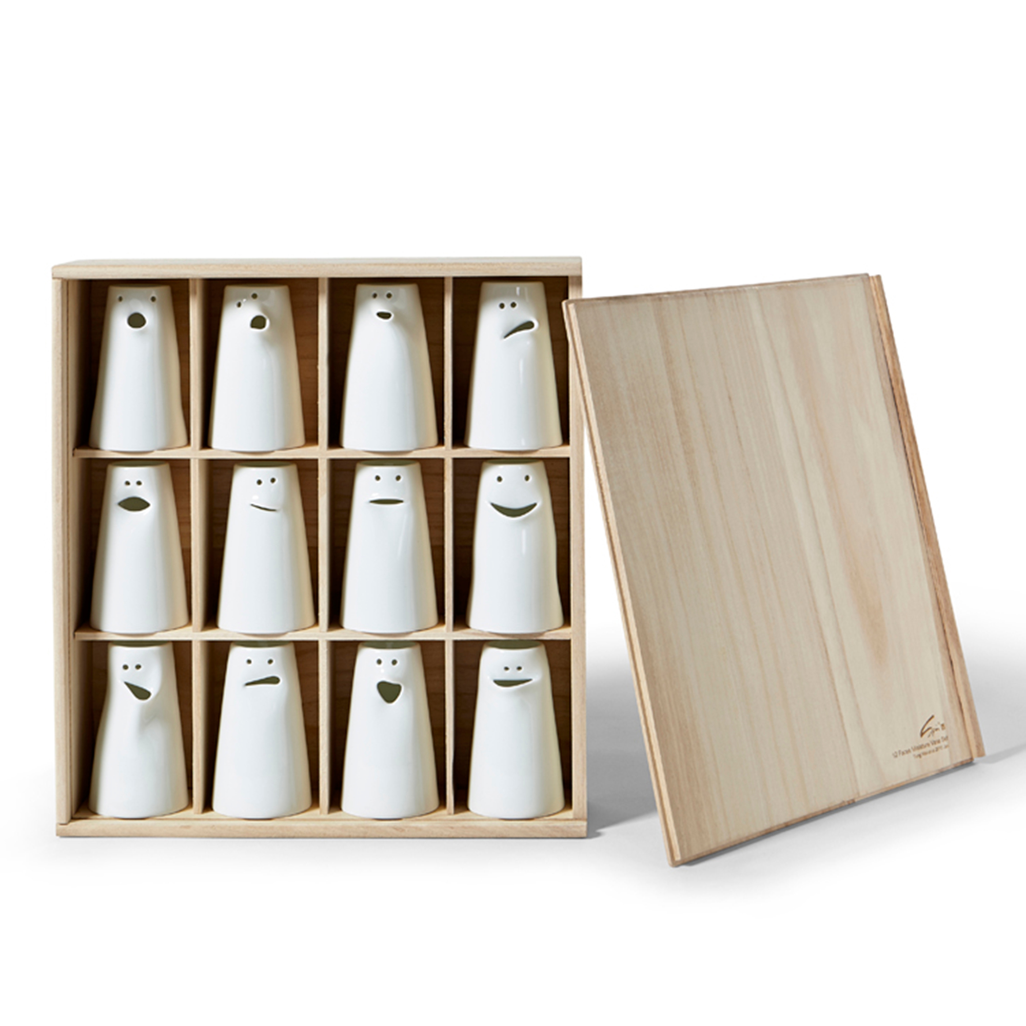 Spin Ceramics 12 Faces Vase Set Gump's