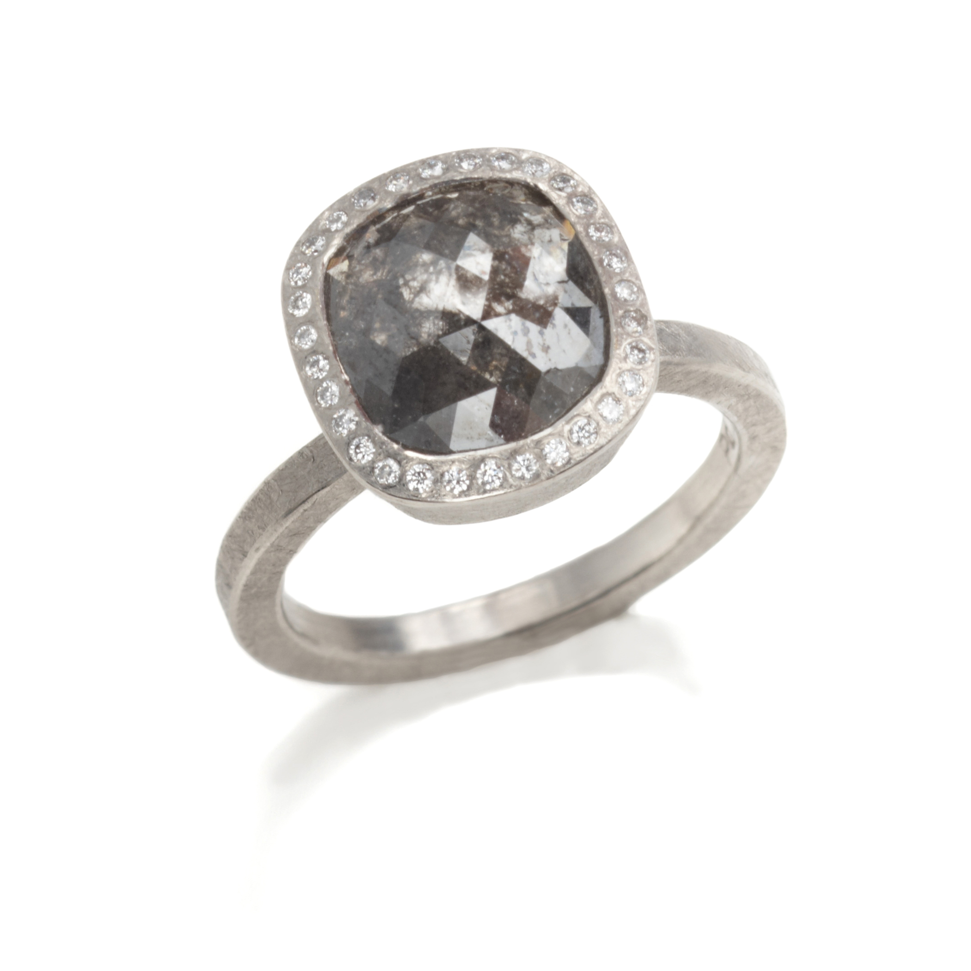 Palladium engagement ring by todd reed