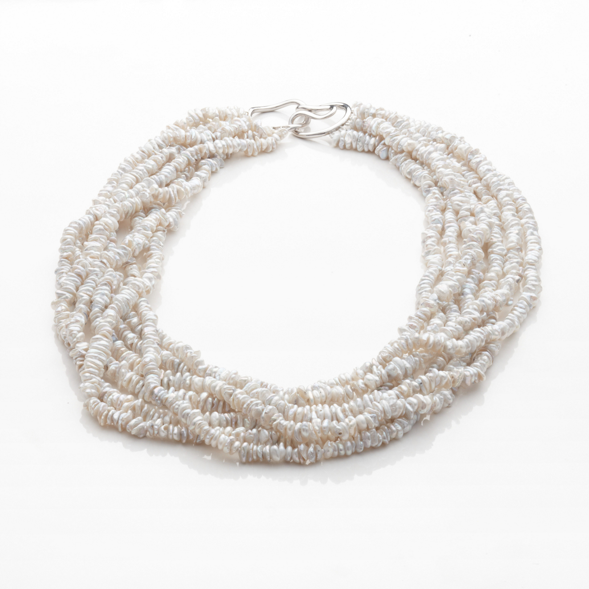 Gump's Seven Strand Freshwater Pearl Necklace Gump's