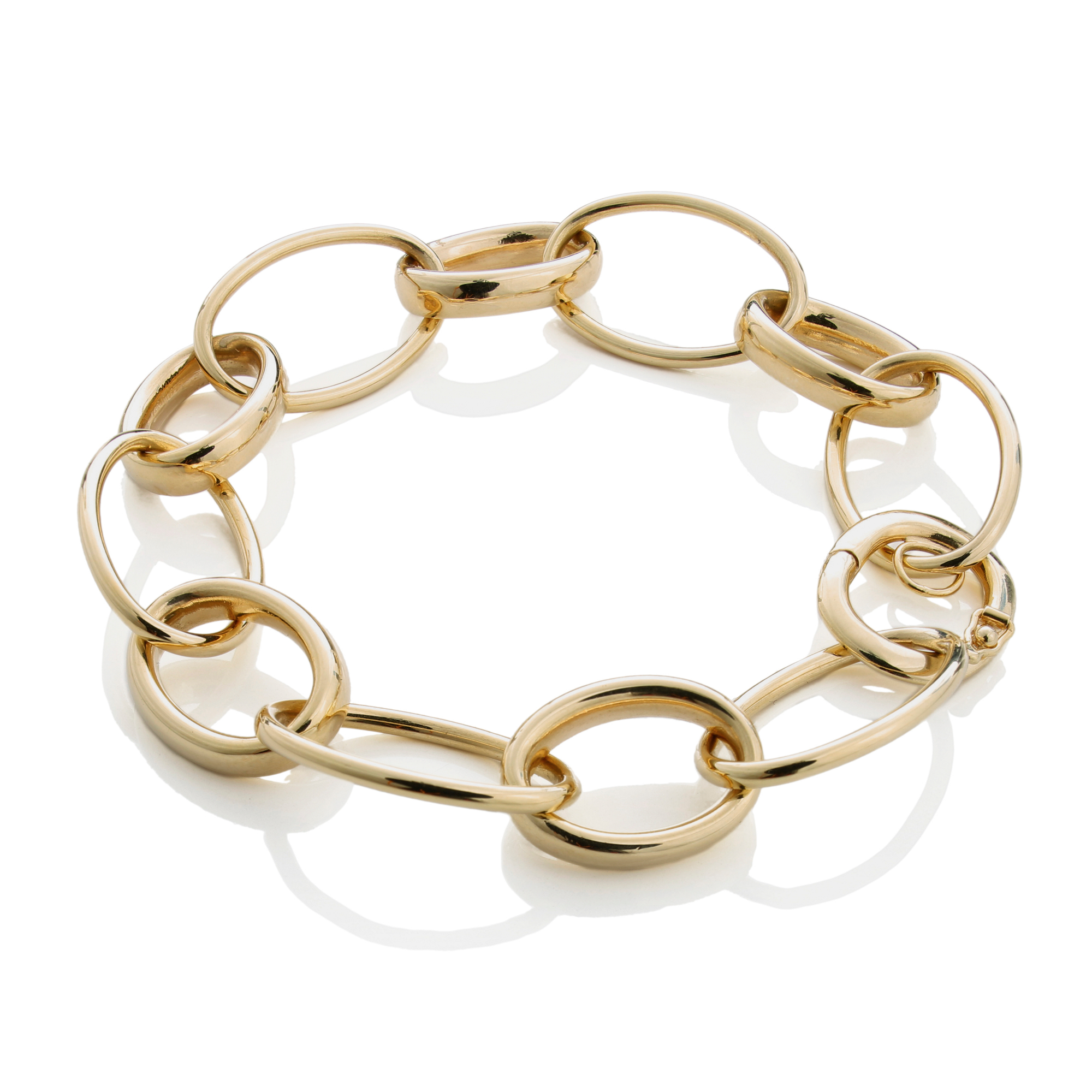Gold Oval Links Bracelet Gump's