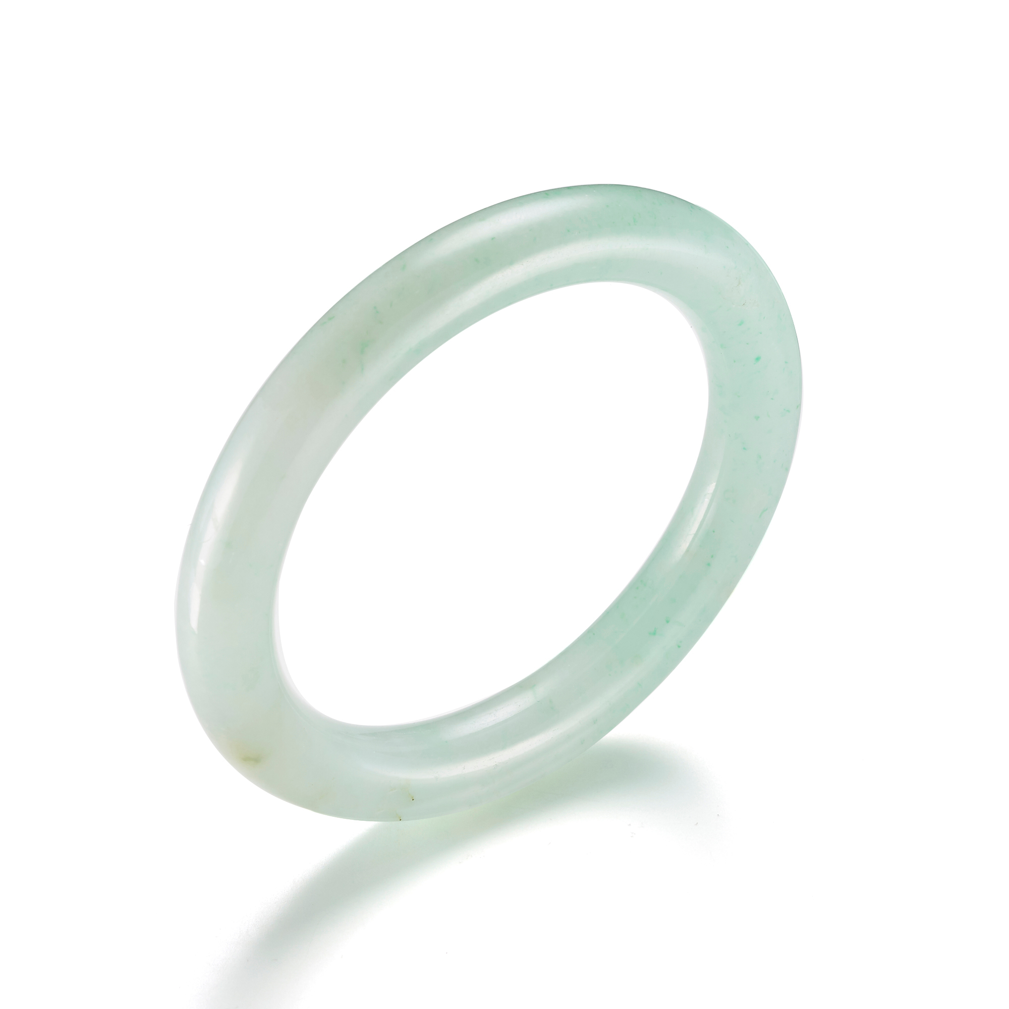 Light Apple Green Jadeite Bangle Gump's