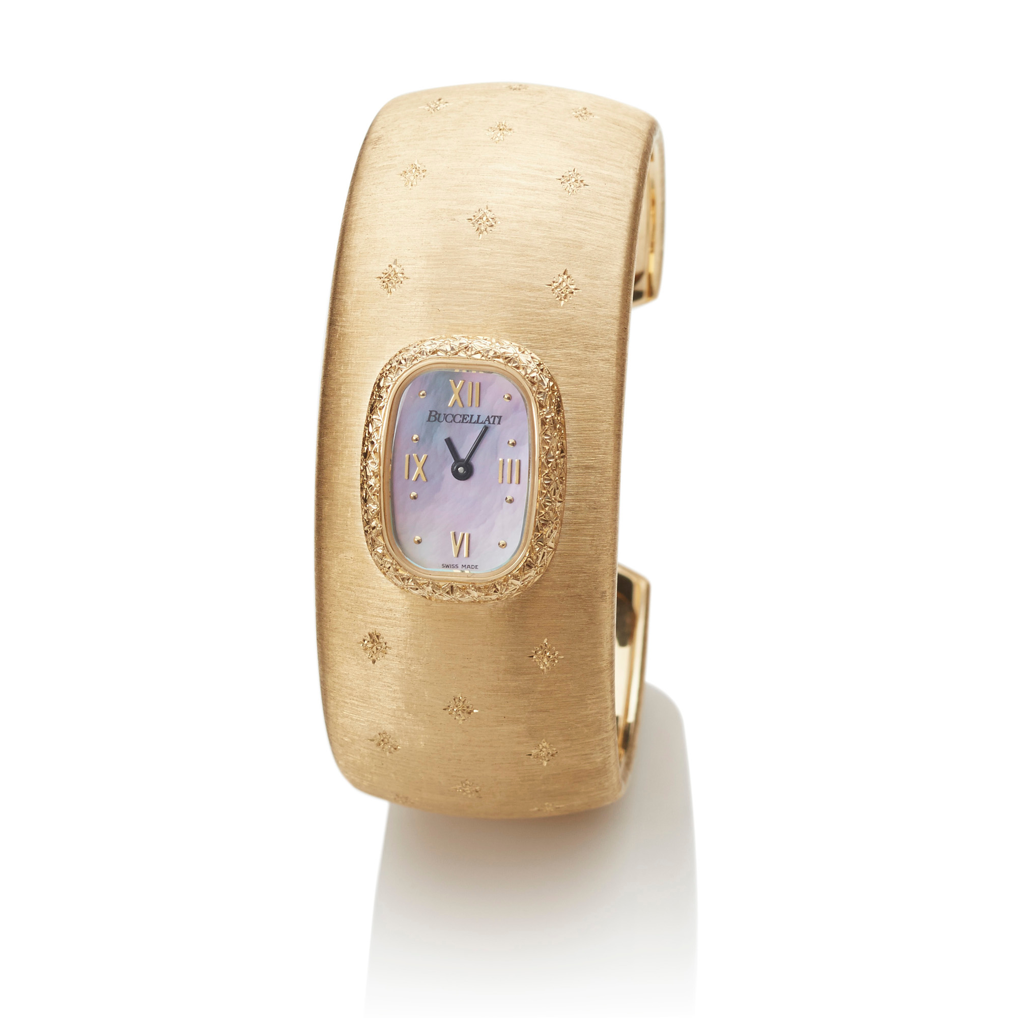 gold cuff watch