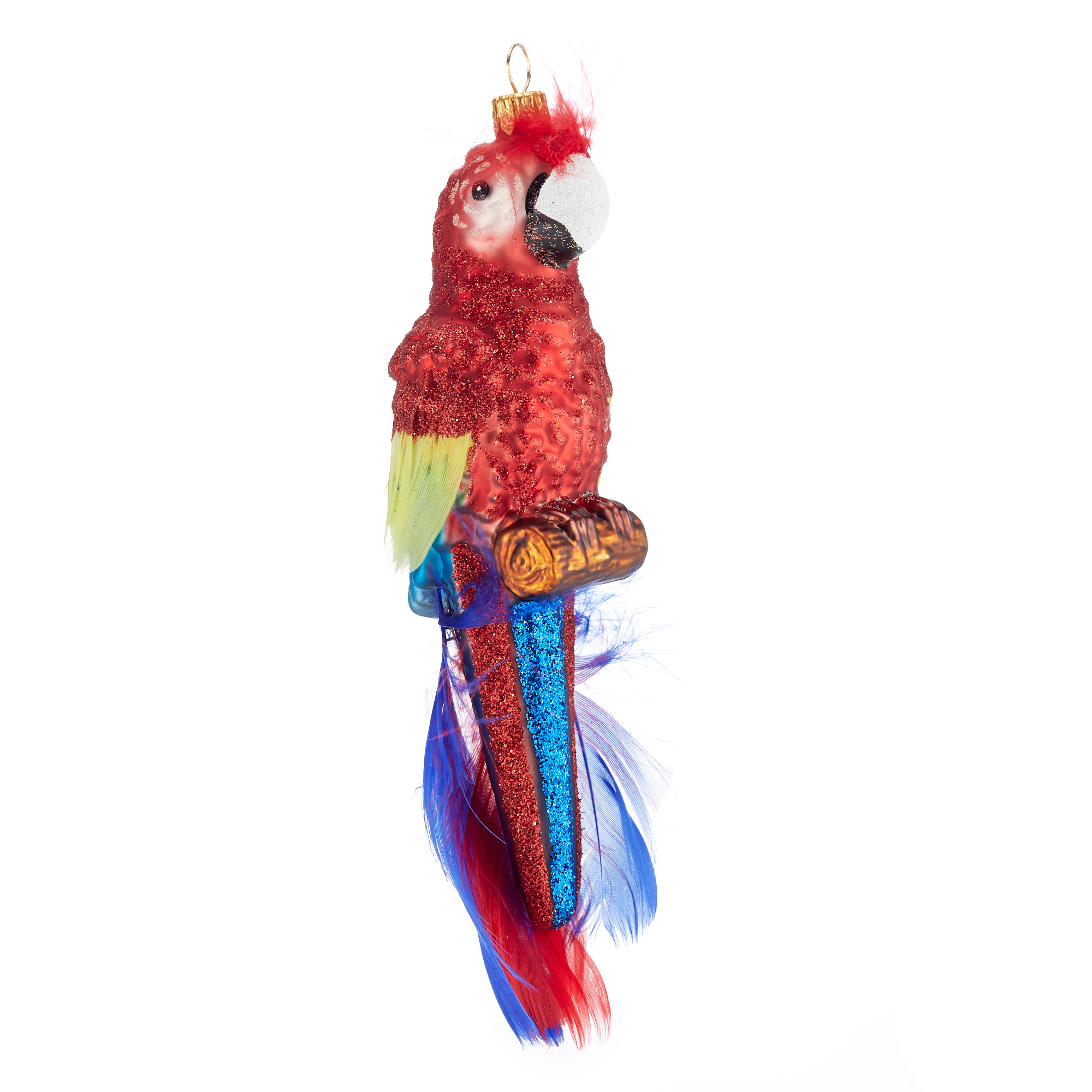 Red Parrot Christmas Ornament Gump's