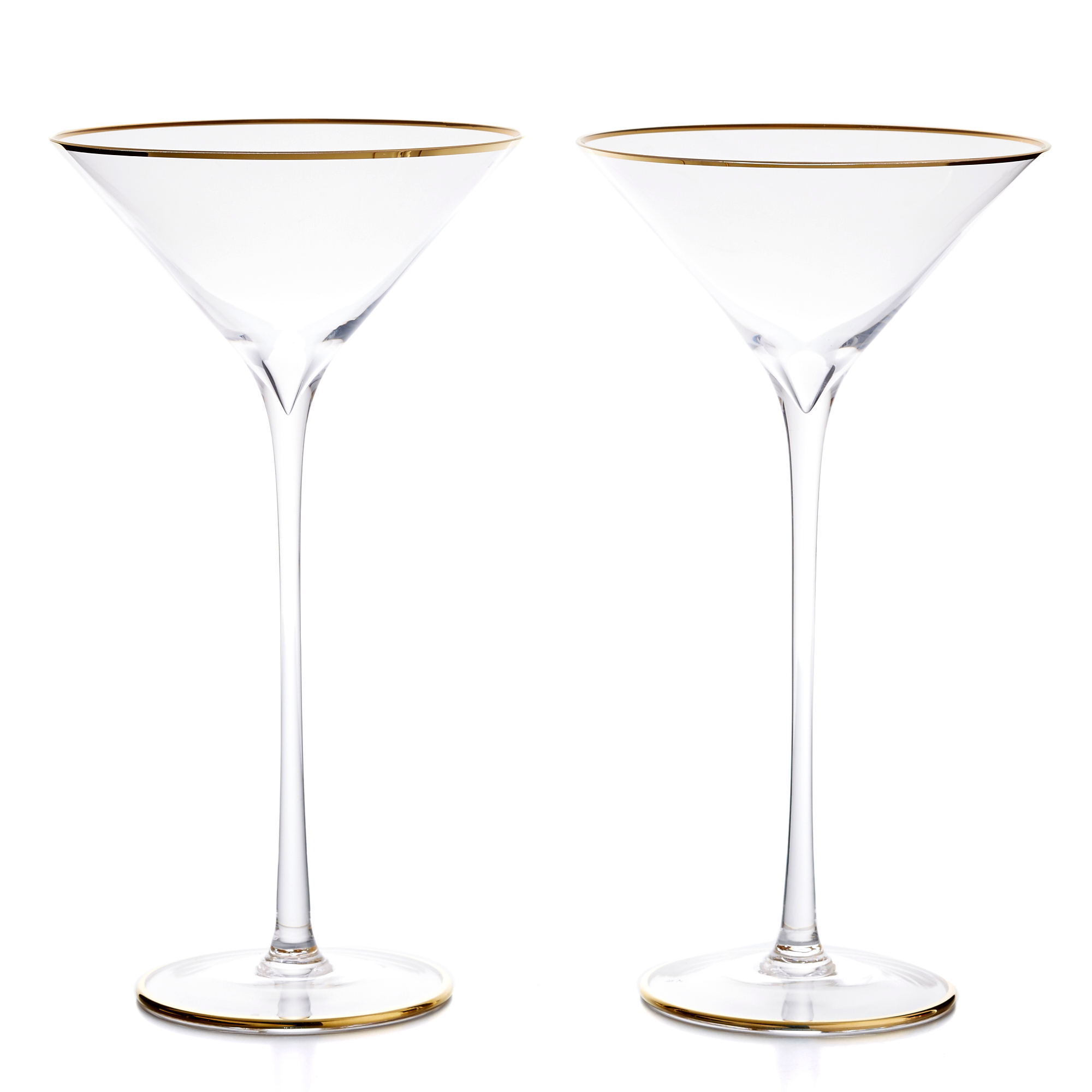 Lsa International Gold Celebrate Martini Glasses, Set of 2 Gump's