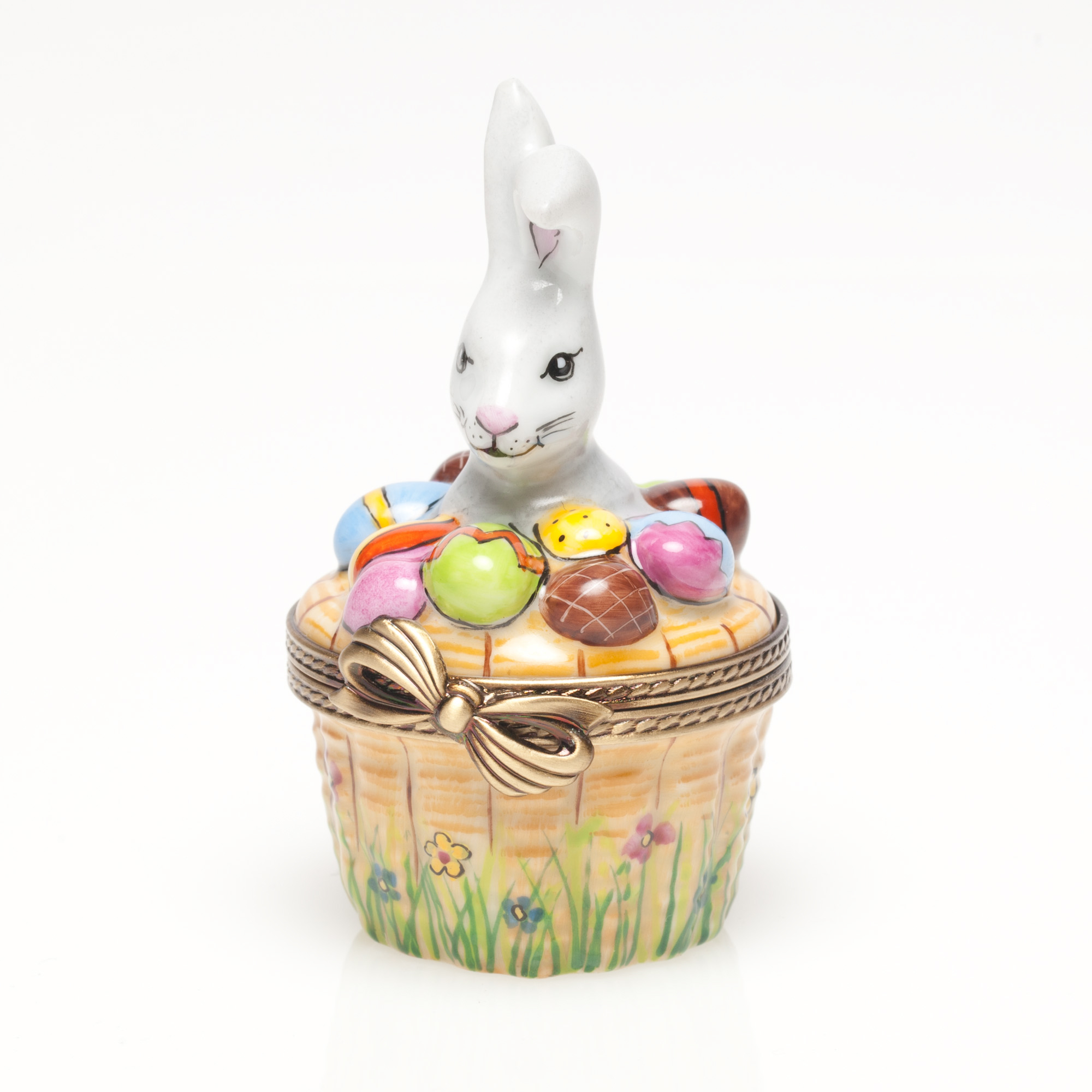 Limoges Rabbit In Basket | Gump's