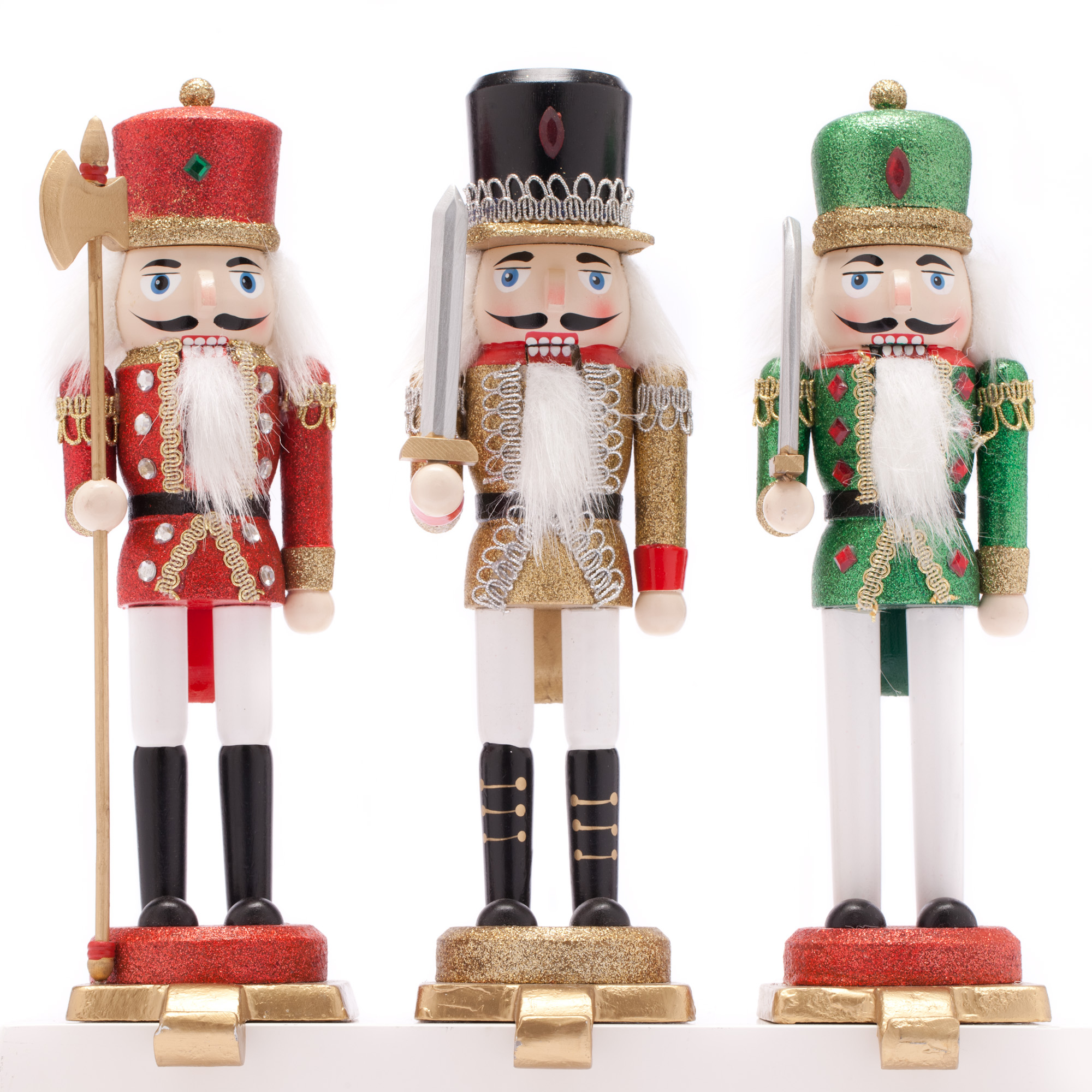 Nutcracker Stocking Holders | Gump's