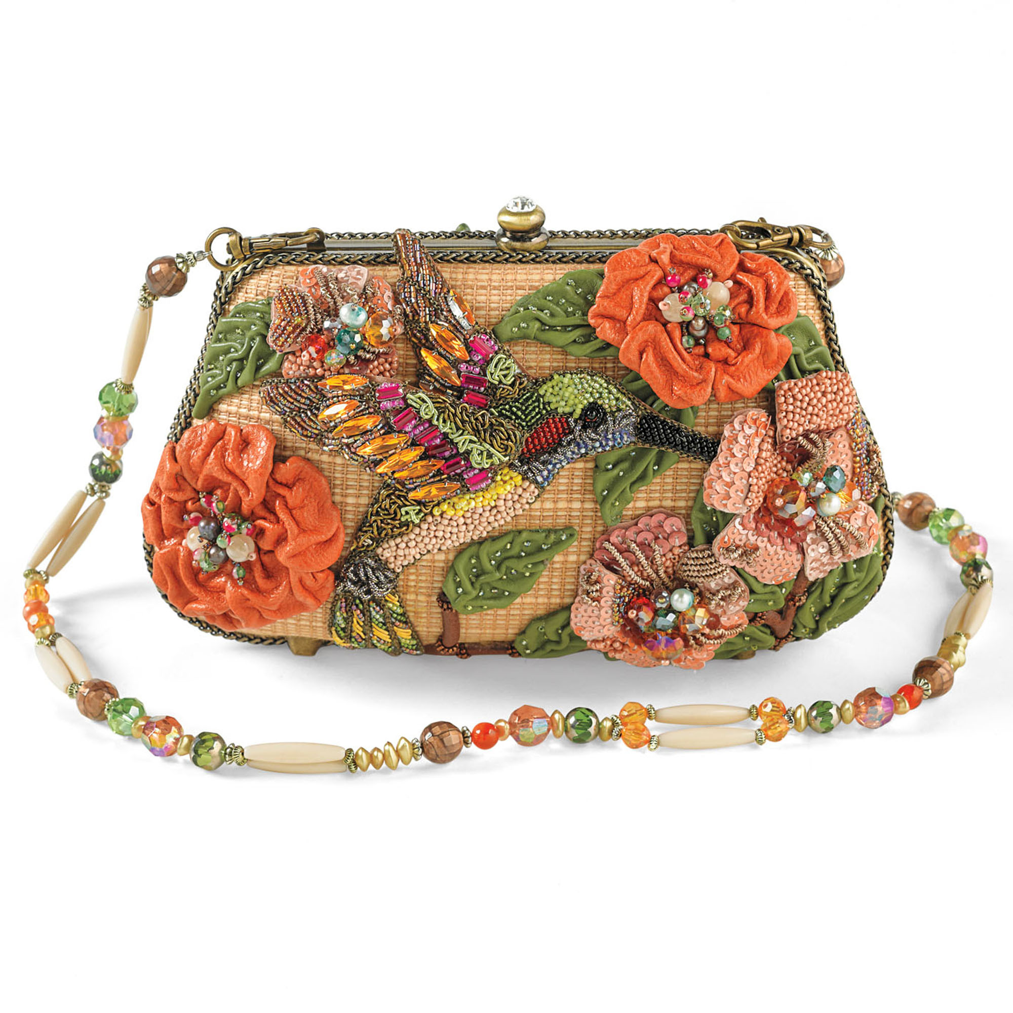 Mary Frances Beaded Hummingbird Bag | Gump's
