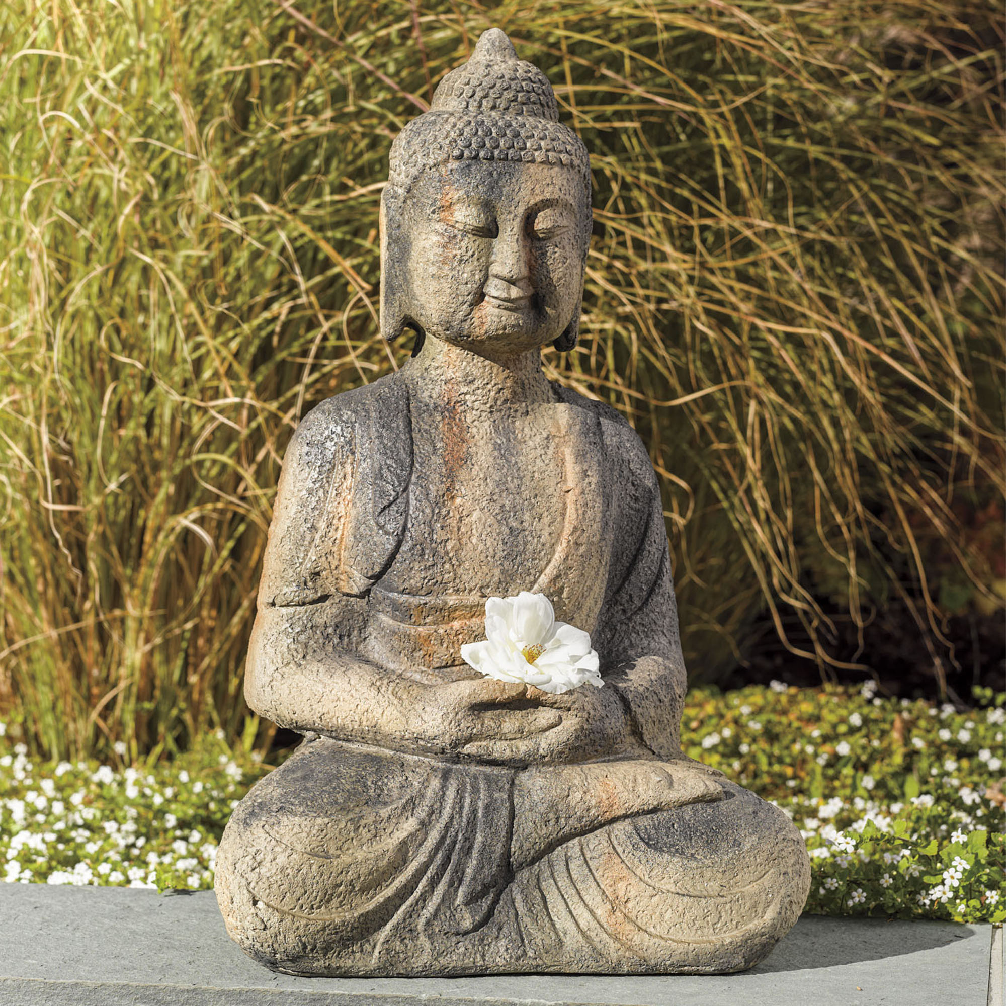 Sitting Serene Buddha | Gump's