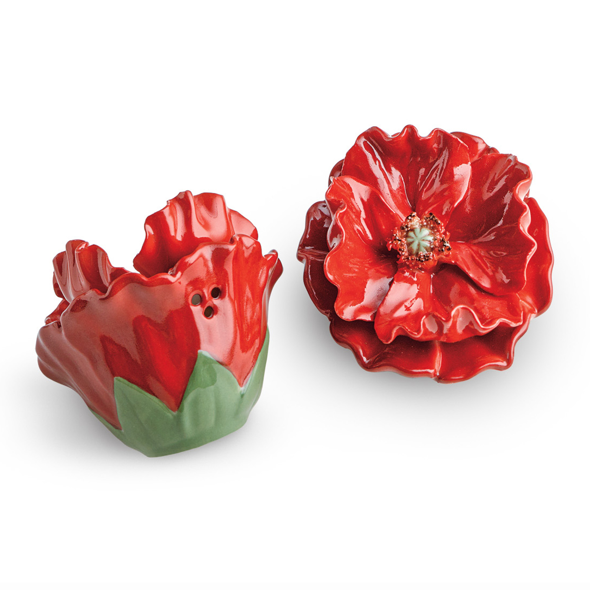 Poppy Salt & Pepper Shakers | Gump's