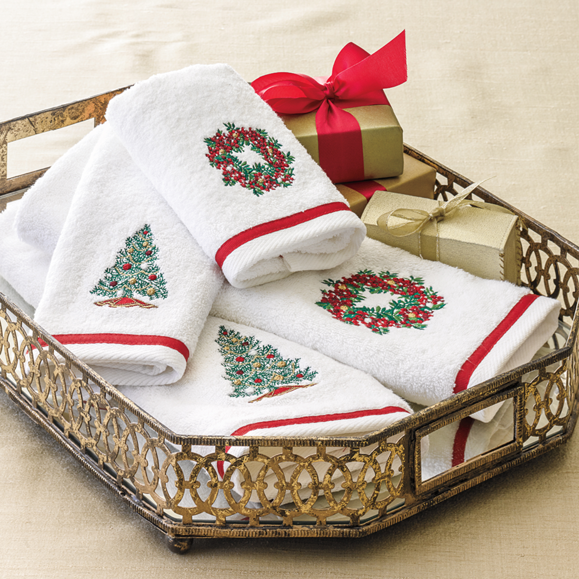 Holiday Guest Towels | Gump's