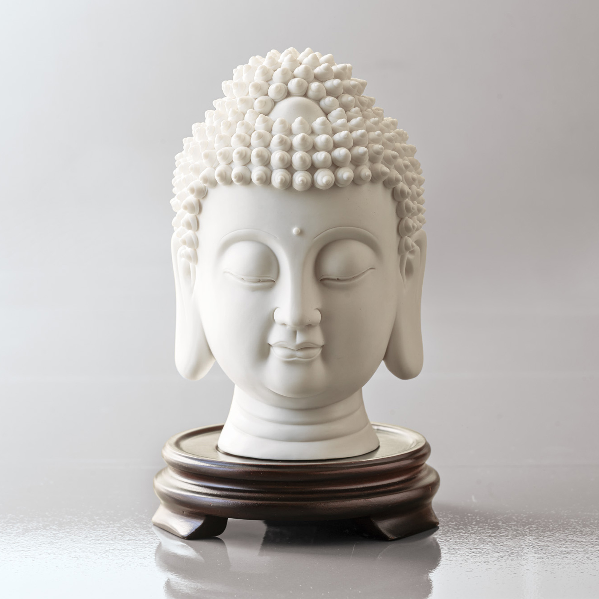 Blanc De Chine Buddha Head | Gump's