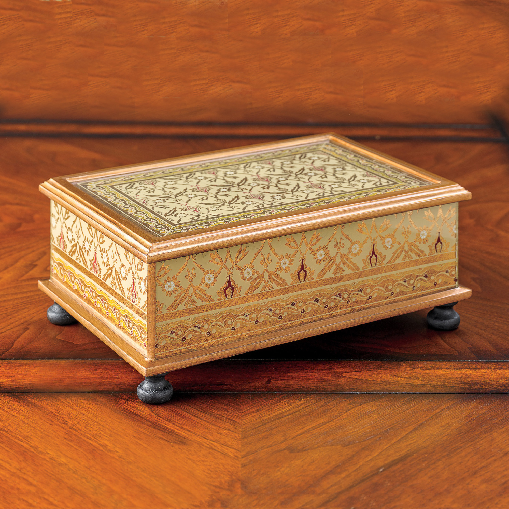 Gold Filigree Box | Gump's