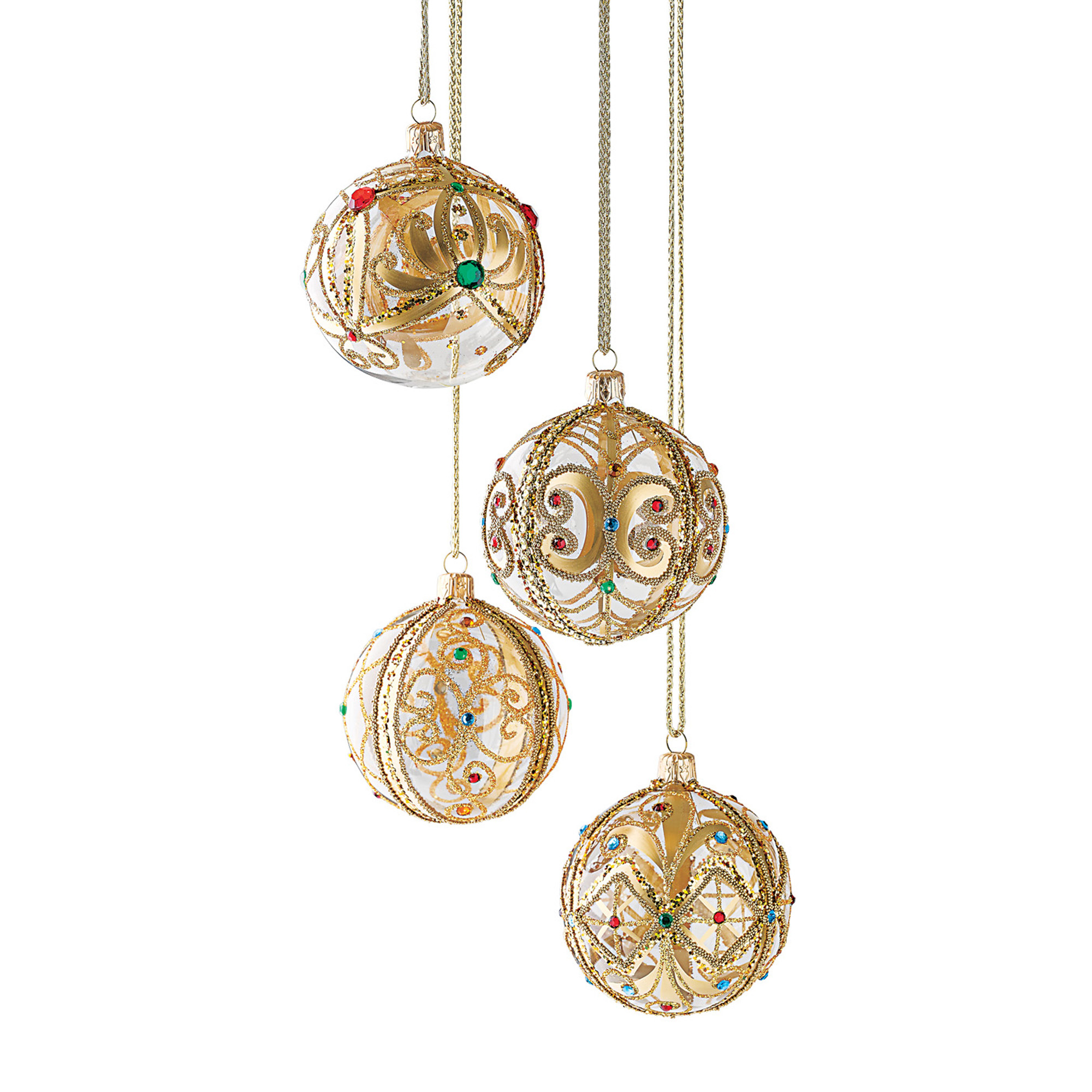 Jeweled Ball Christmas Ornaments | Gump's