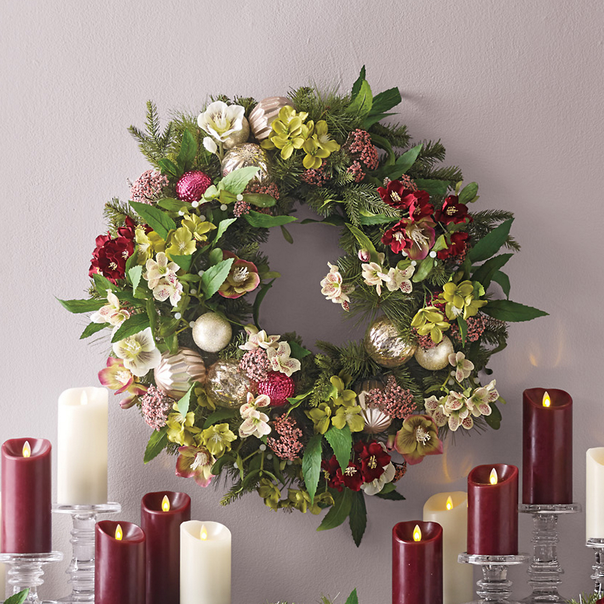Holiday Helleborus Wreath | Gump's