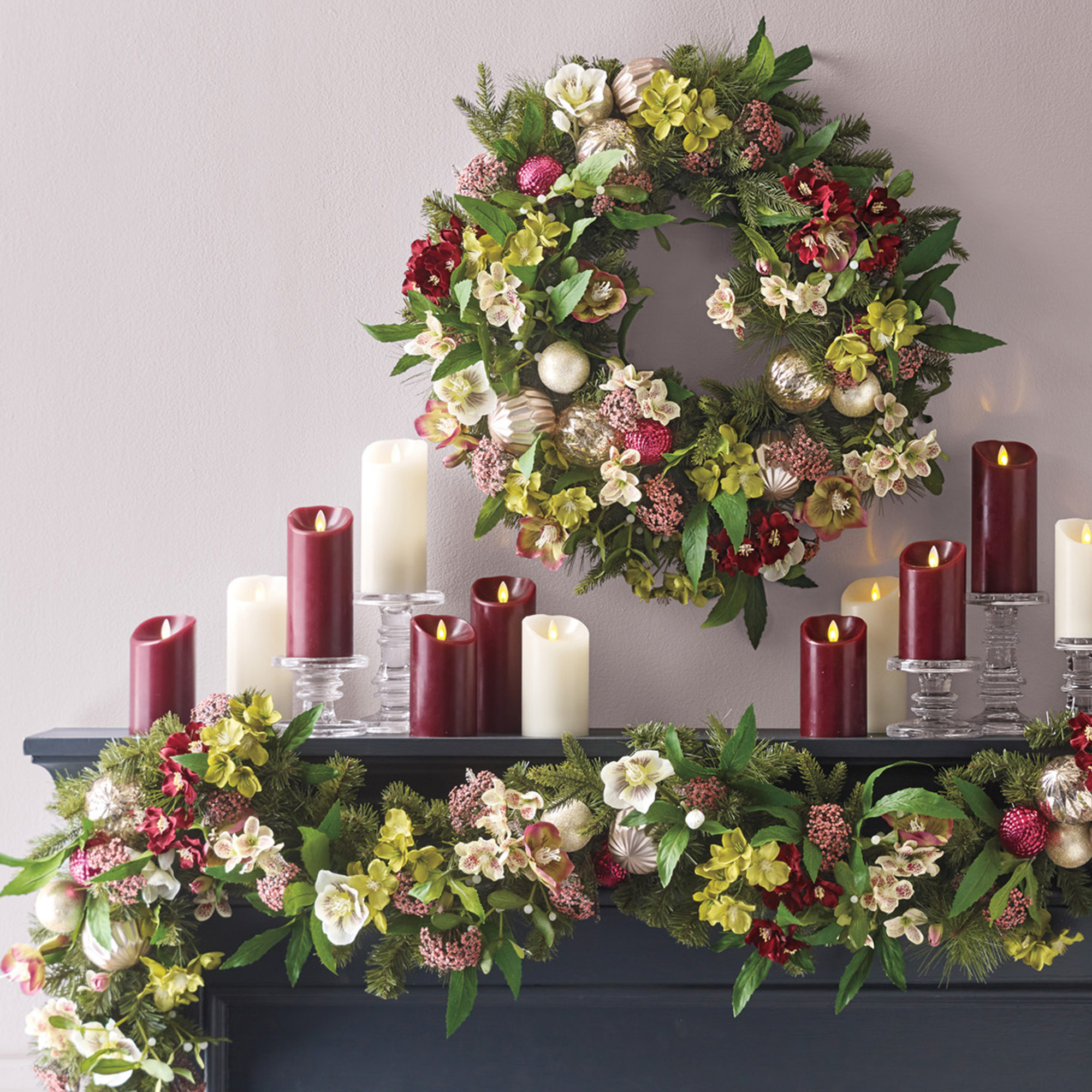 Holiday Helleborus Garland | Gump's