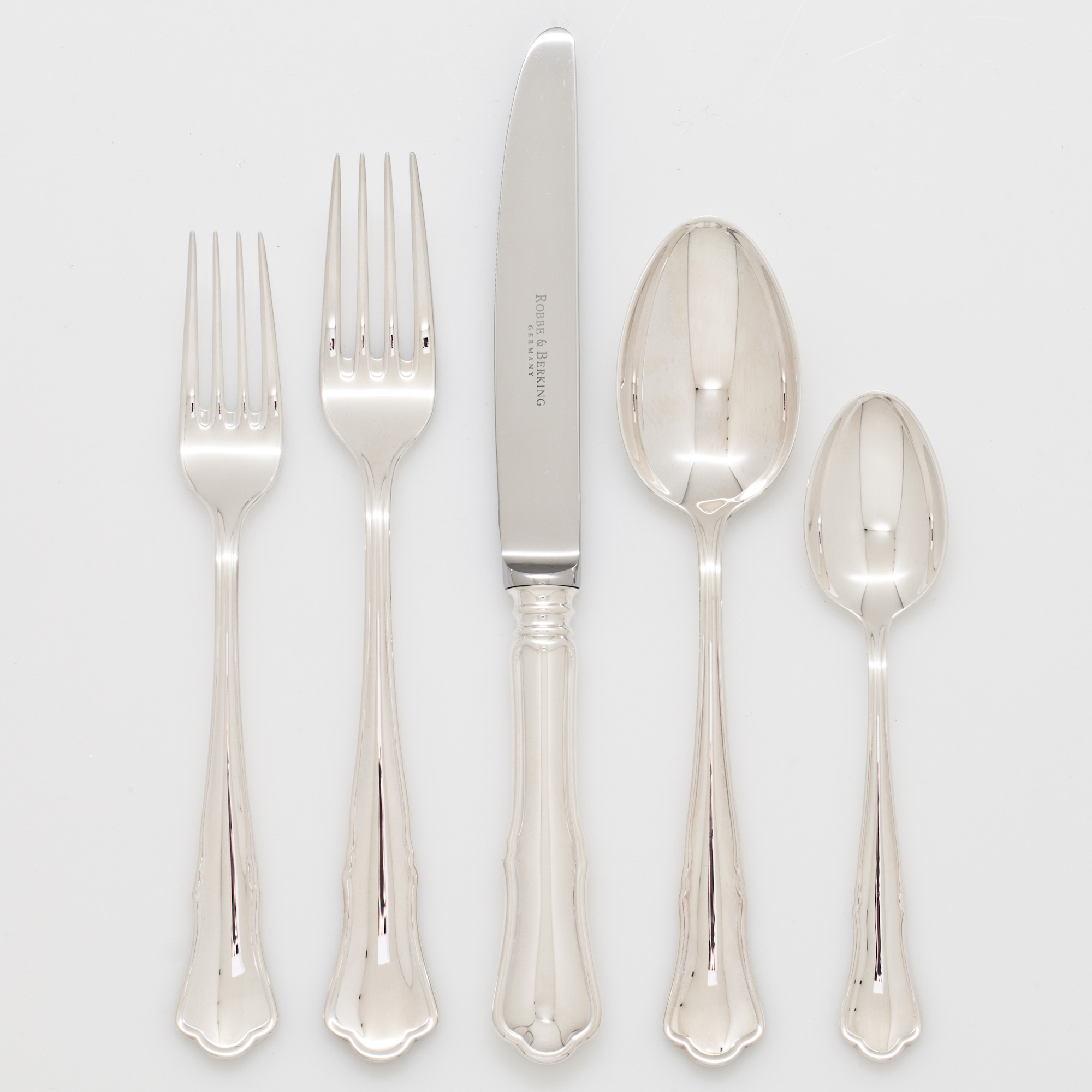 Robbe & Berking Alt Silver Plate Chippendale Flatware | Gump's