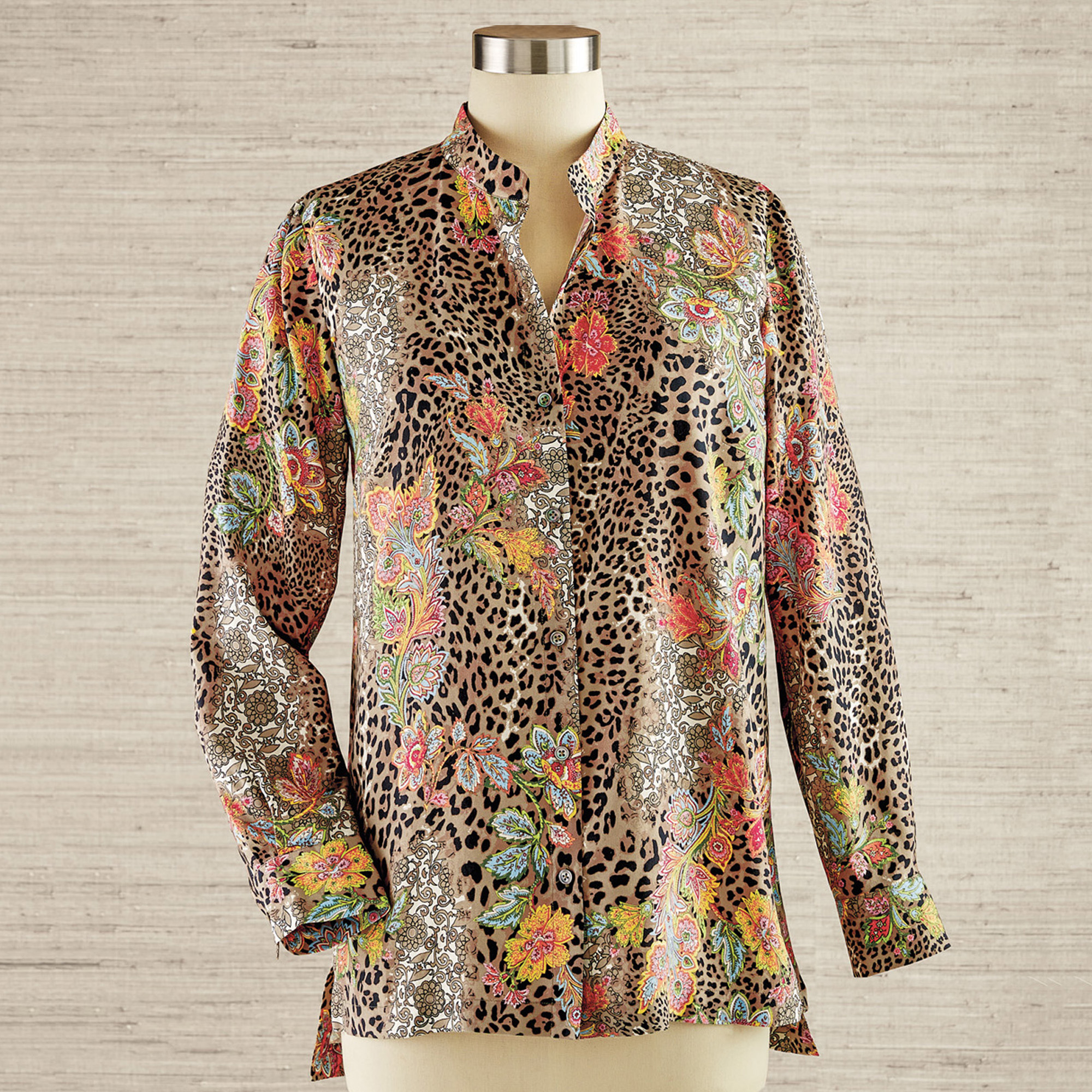 Go Silk Animal Print Tunic | Gump's