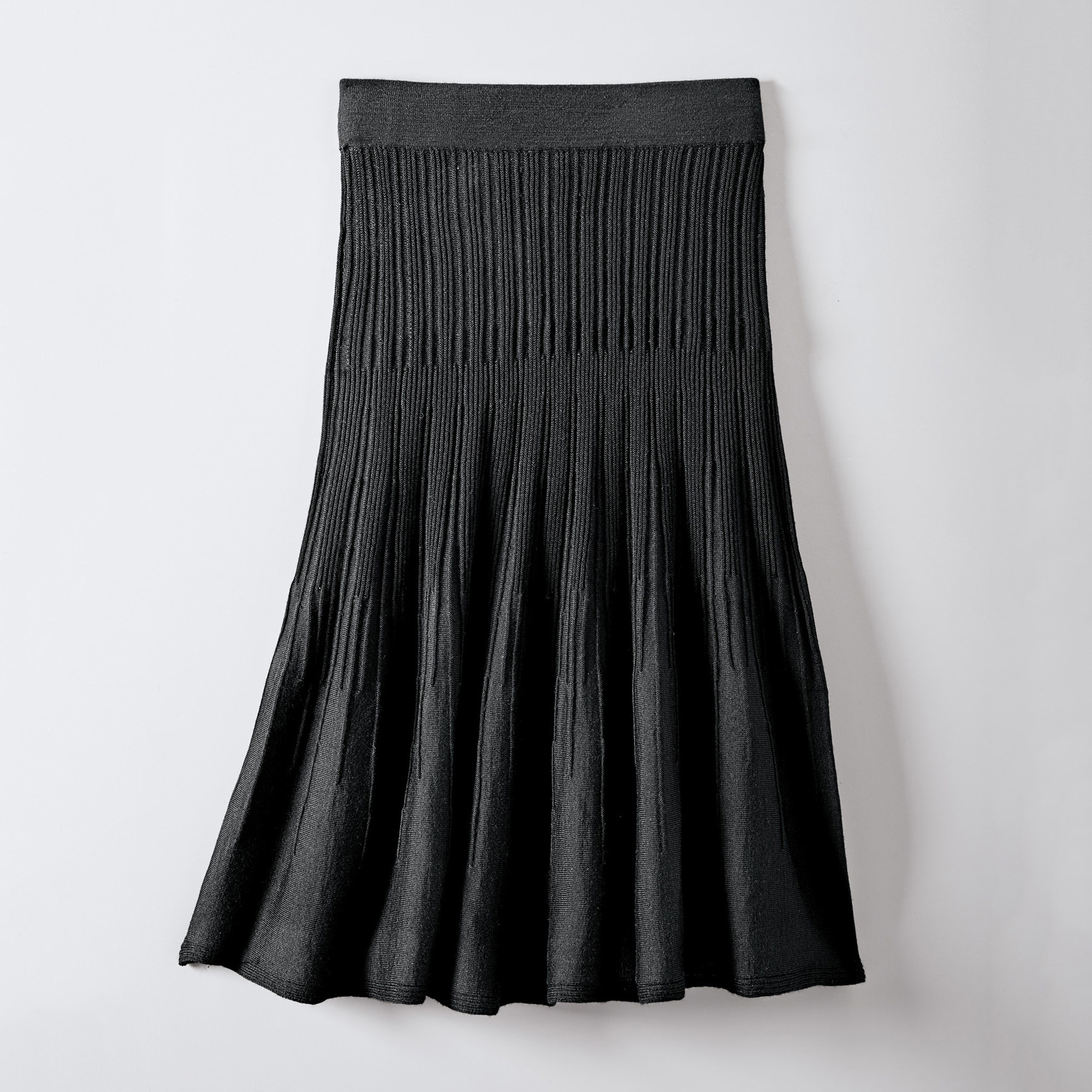 Adelaide Pleated Wool Skirt | Gump's