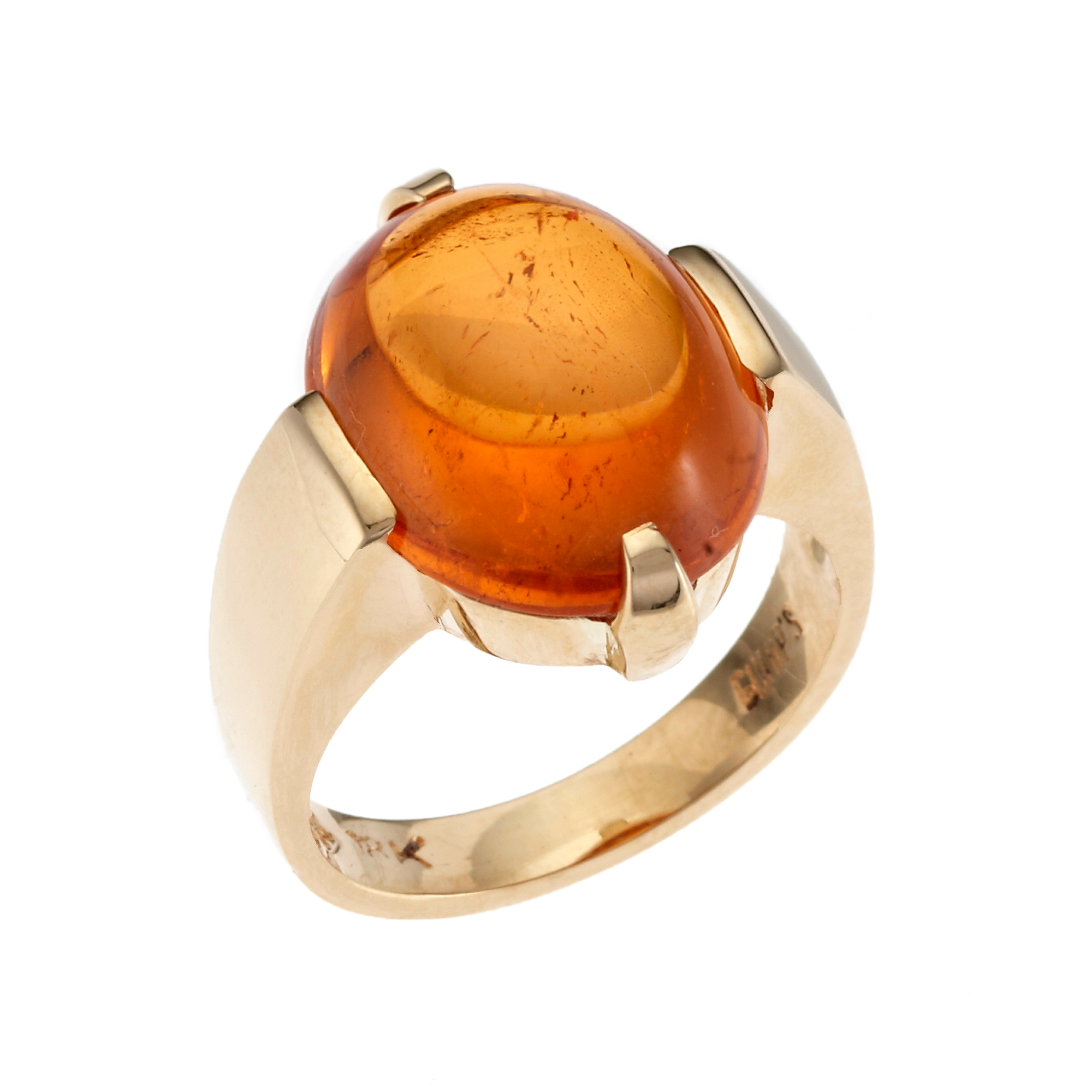 Gump's Oval Mandarin Garnet Ring | Gump's