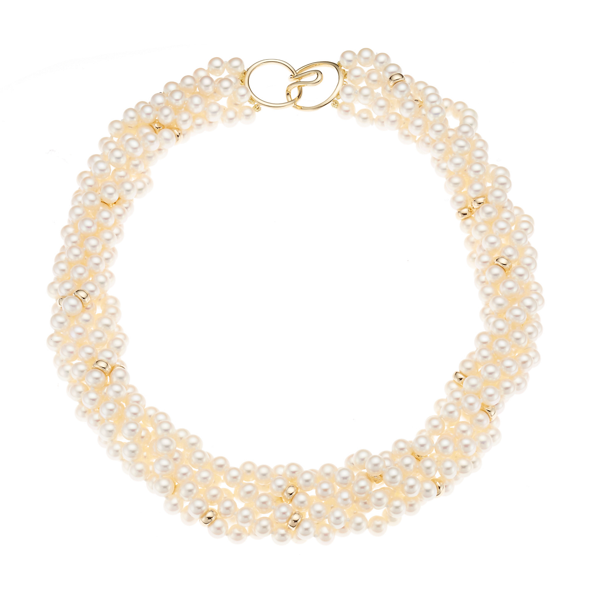 Gump's Six Strand Round Pearl Twist Necklace | Gump's