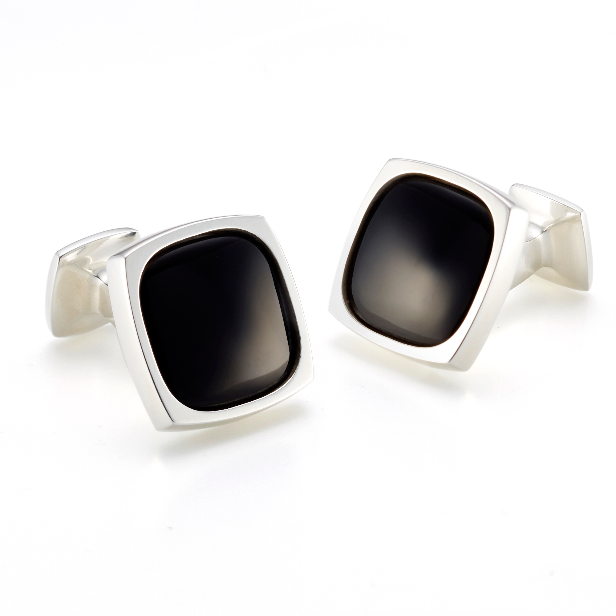 Georg Jensen Black Onyx Square Cufflinks | Gump's